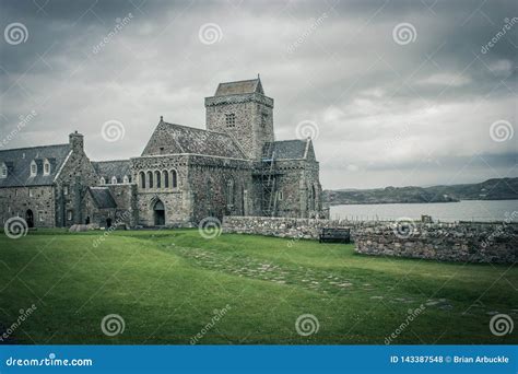 Iona Abbey on Scotland`s Iona Island Stock Photo - Image of lonely, quiet: 143387548