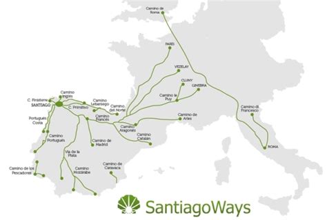 Map of the Camino de Santiago | Profile and route | Santiago Ways