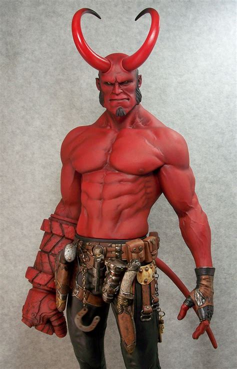 hellboy - Google Search | Hellboy art, Character statue, Comic books art