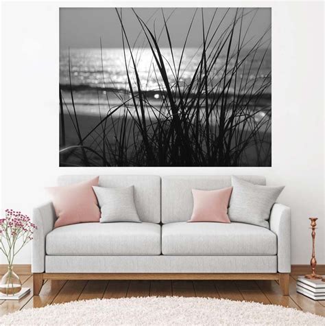 Coastal Photography, Coastal Home Decal, Black & White Wall Decal ...