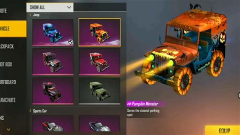 5 Most Attractive Vehicle Skins In Free Fire - POINTOFGAMER