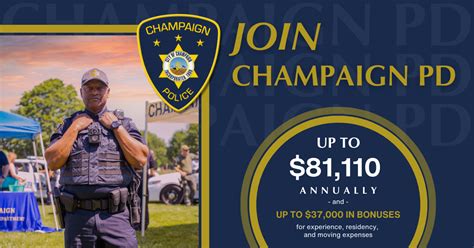 Join Champaign Police Department. Earn Up To $81,110/Year + Bonuses.