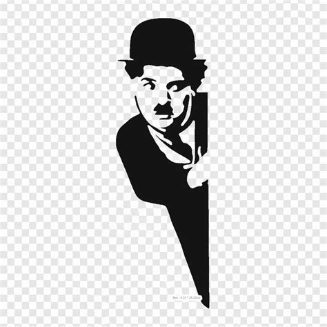 Kaufe Charlie Chaplin Schablone Charlie Chaplin The Tramp Iron on Heat Transfer Printing Vinyl ...