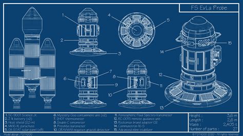 ArtStation - FS EvLa Probe - KSP blueprint