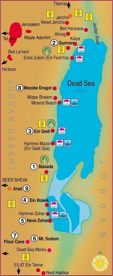 Maps of the Dead Sea | Dead sea israel, Dead sea, Sea map