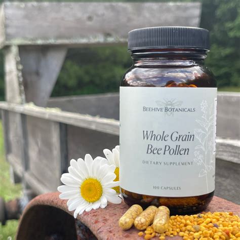 Whole Grain Bee Pollen Capsules – Beehive Botanicals