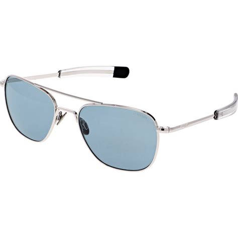 Randolph Engineering Aviator Bayonet Sunglasses | White Gold - Sportique