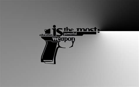 quote, Typography, Gun, Simple Wallpapers HD / Desktop and Mobile Backgrounds