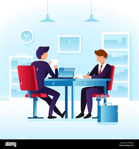 Interview Cartoon High Resolution Stock Photography and Images - Alamy