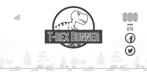 🕹️ Play T-Rex Runner Game: Free Online TRex Mobile Tap Platform Tyrannosaurus Running Game