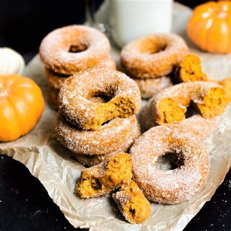 Baked Pumpkin Donuts - Plum Street Collective