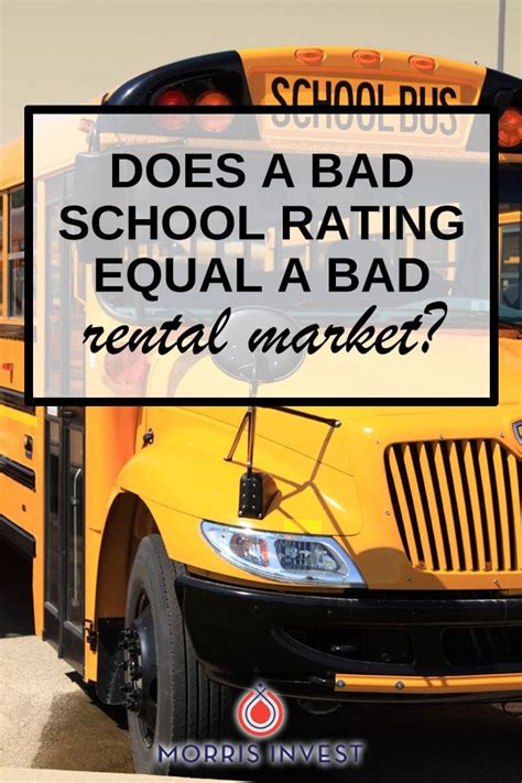 Does a Bad School Rating Equal a Bad Rental Market? | School rating, Real estate investing ...