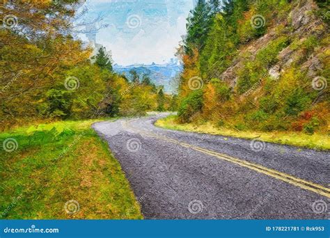 Winding Road Drawing Stock Photos - Free & Royalty-Free Stock Photos ...