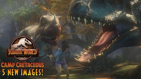 5 NEW IMAGES! INDOMINUS REX, SPINO & MORE! - Camp Cretaceous Season 4! | Indominus rex, New ...