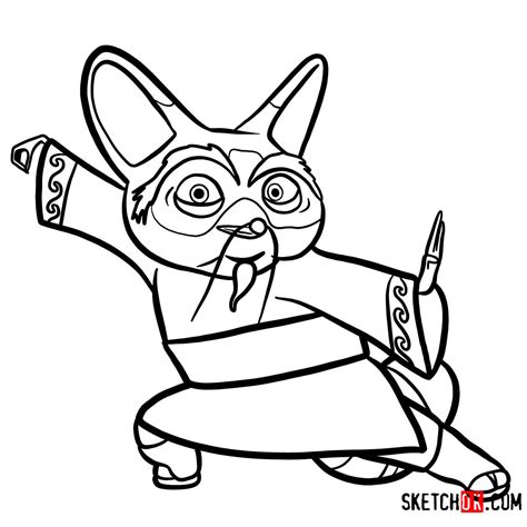 How to Draw Master Shifu: Sketching the Kung Fu Legend