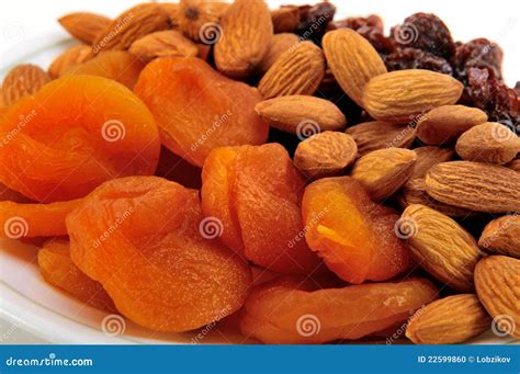 Healthy Mixed Dried Fruit and Nuts. Stock Photo - Image of sultana, dried: 22599860