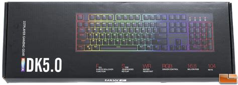 1STPLAYER DK 5.0 Mechanical Keyboard Review - Legit Reviews