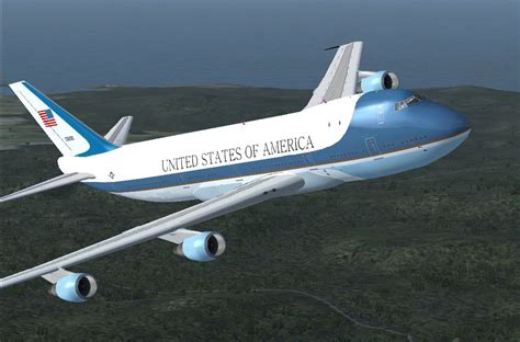 FSX Boeing 747-200 Air Force One - Microsoft Flight Simulator X Mod