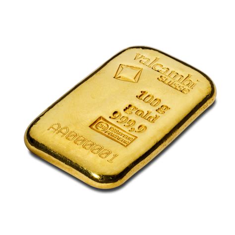 100 g Gold bar 999,9