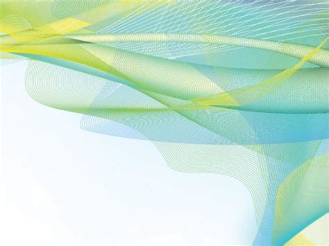 Green Abstract Waves Backgrounds for Powerpoint Templates - PPT Backgrounds