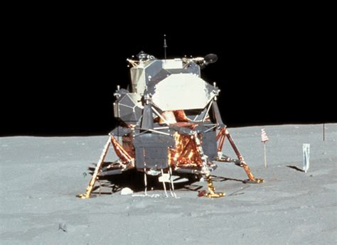 Apollo Lunar Module on the moon : r/space