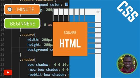 How to Make a Square in HTML and CSS - YouTube