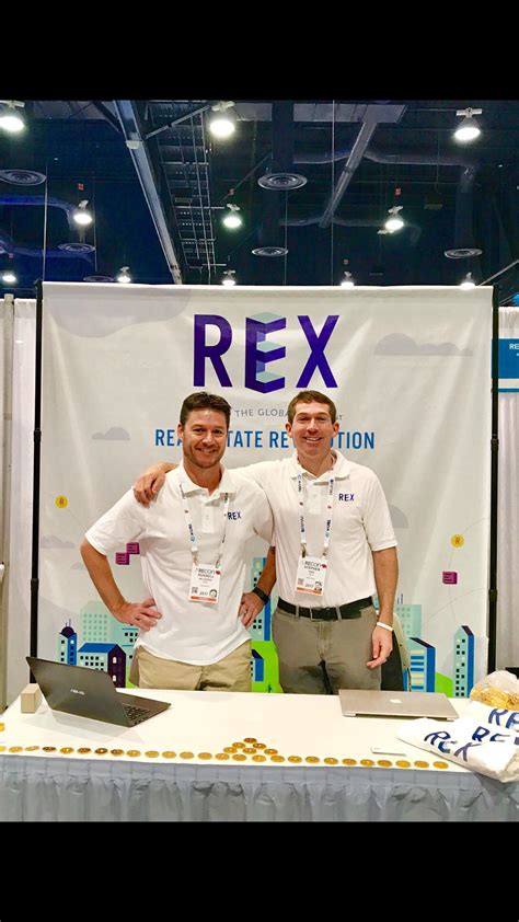 REX Team promoting the platform and Ethereum to the real estate community at RECon 2017 Las ...