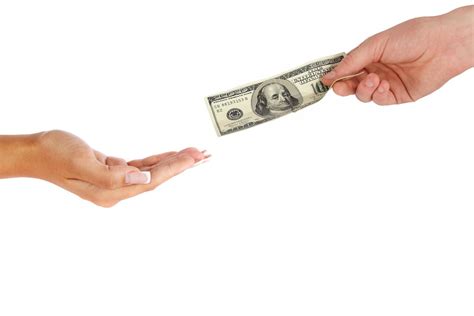 Hand giving money 5616585 Stock Photo at Vecteezy