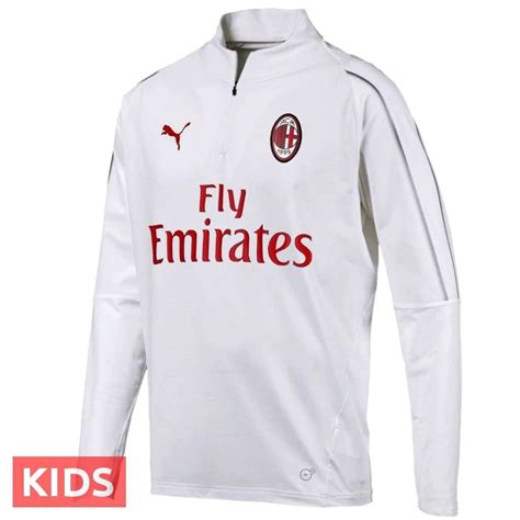 Kids - AC Milan Training Technical Soccer Tracksuit 2018/19 - Puma ...