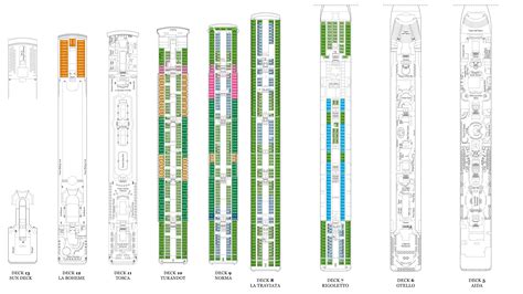 MSC Opera Deck Plans | CruiseInd