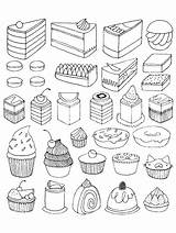 Dessert Coloring Pages Printable Pdf  Coloringfoldercom sketch template