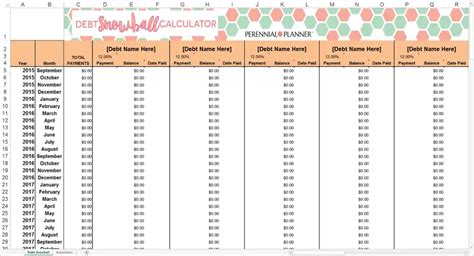 9+ Debt Snowball Excel Templates - Excel Templates