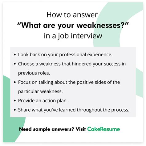 What Are Your Weaknesses: Job Interview Answer Examples, 40% OFF