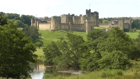 Alnwick Castle, Home Of The Duke Of Northumberland, It Is The Second ...