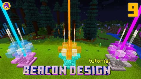 9 Beacon Design Ideas - Minecraft tutorial - YouTube