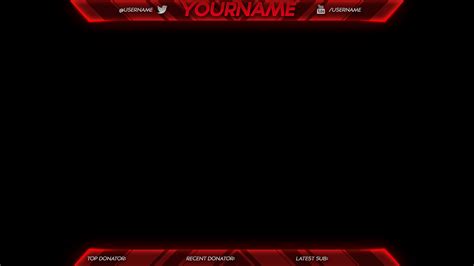 Sick Twitch Overlay Template Abstract | Free Download - Zonic Design Download