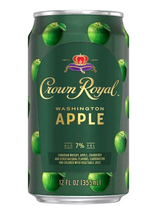 Crown Royal Washington Apple Whisky Cocktail (4 Pack- 12oz Cans) - Order Today