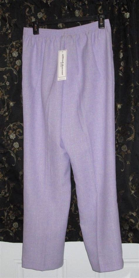 Alfred Dunner Pants Size 8P Proportioned Medium Provence Lilac NWT # ...