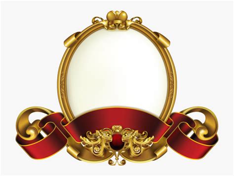 Vector Gold Oval Frame Png , Free Transparent Clipart - ClipartKey