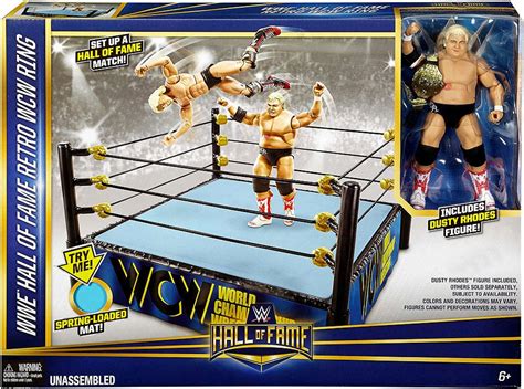 WWE Wrestling WWE Hall of Fame Retro WCW Ring Exclusive Playset ...