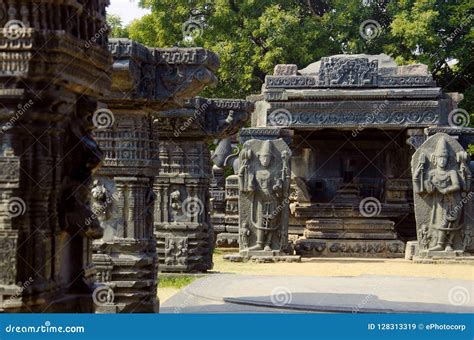 Linga Shrine, Temple Complex, Warangal Fort, Warangal, Telangana Stock Image - Image of gateways ...