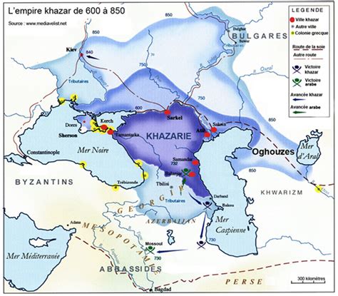 Khazar Empire Map