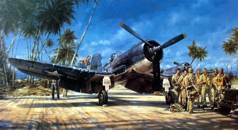 F4U Corsair Paintings - bomorganizer