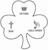 Holy Trinity Catholic Coloring Pages sketch template