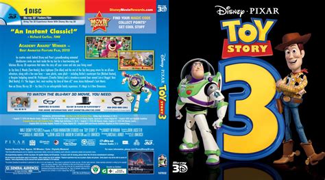 Toy Story 3 - Movie Blu-Ray Scanned Covers - Toy Story 3 3 D br :: DVD Covers
