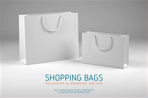 Shopping Bags Mockup | Creative Product Mockups ~ Creative Market