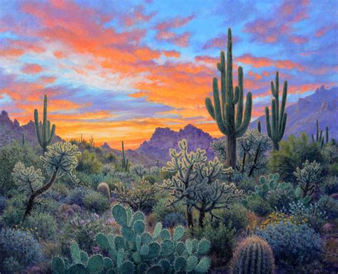 Only Arizona! — Stephen Morath | Desert landscape painting, Desert painting, Desert art