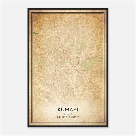 Kumasi - Custom Maps & Posters