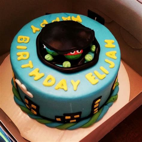 #HappyBirthday Elijah #NinjaTurtle #BIRTHDAY #cake #beessweetspgh | Cake, Birthday cake, Birthday