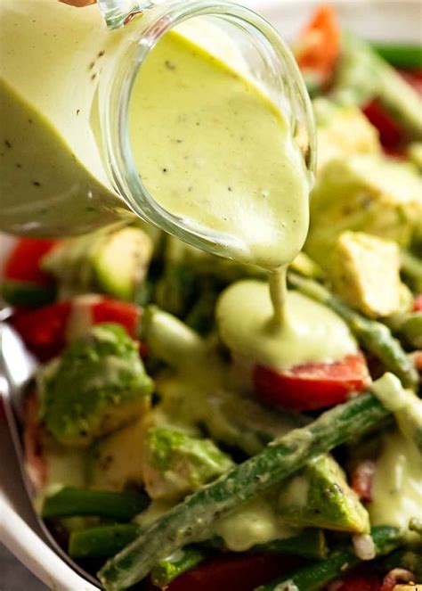 Creamy Avocado Salad Dressing - Yummy Recipe